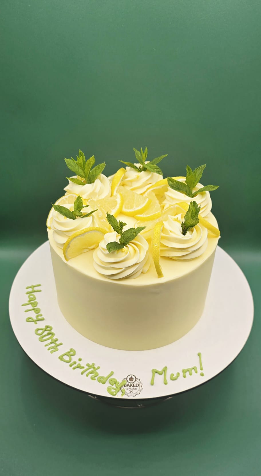 Bespoke custom celebration cake for Ladies & Elegance handcrafted by Nicoleta